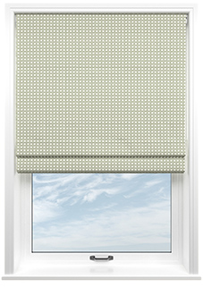 Weavers, Bud Green - Roman Blind